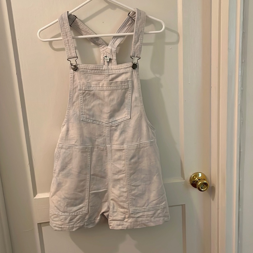 Aerie Tie-Dye Denim Overalls